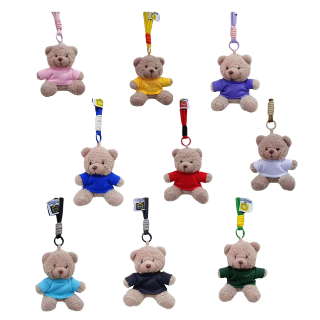 11cm T-Shirt Bear Keychain (Deliver in 4-6 weeks)