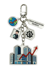 Acrylic Keychain with Charms (Deliver in 4-6 weeks)