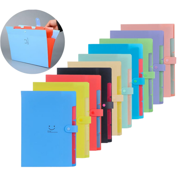 A4 Colorful Accordion Folder (Deliver in 4-6 weeks)