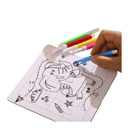 DIY Colouring Puzzle Set