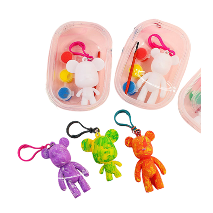 DIY Bear Keychain Paint Set