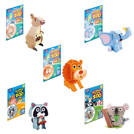 3D Animal Puzzle Kit