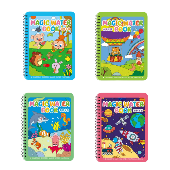 Reusable Magic Water Coloring Book
