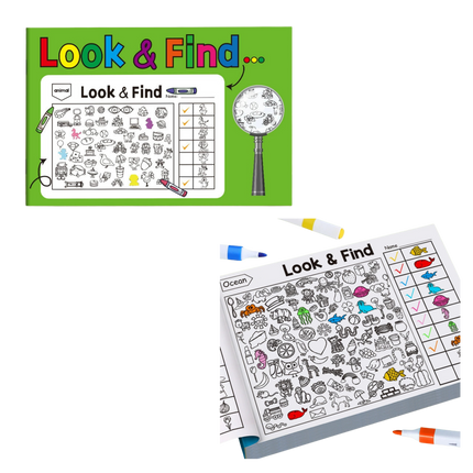 Spot the Difference Colouring Book
