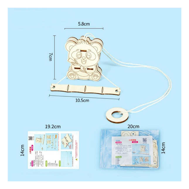 DIY Panda Friction Science Kit