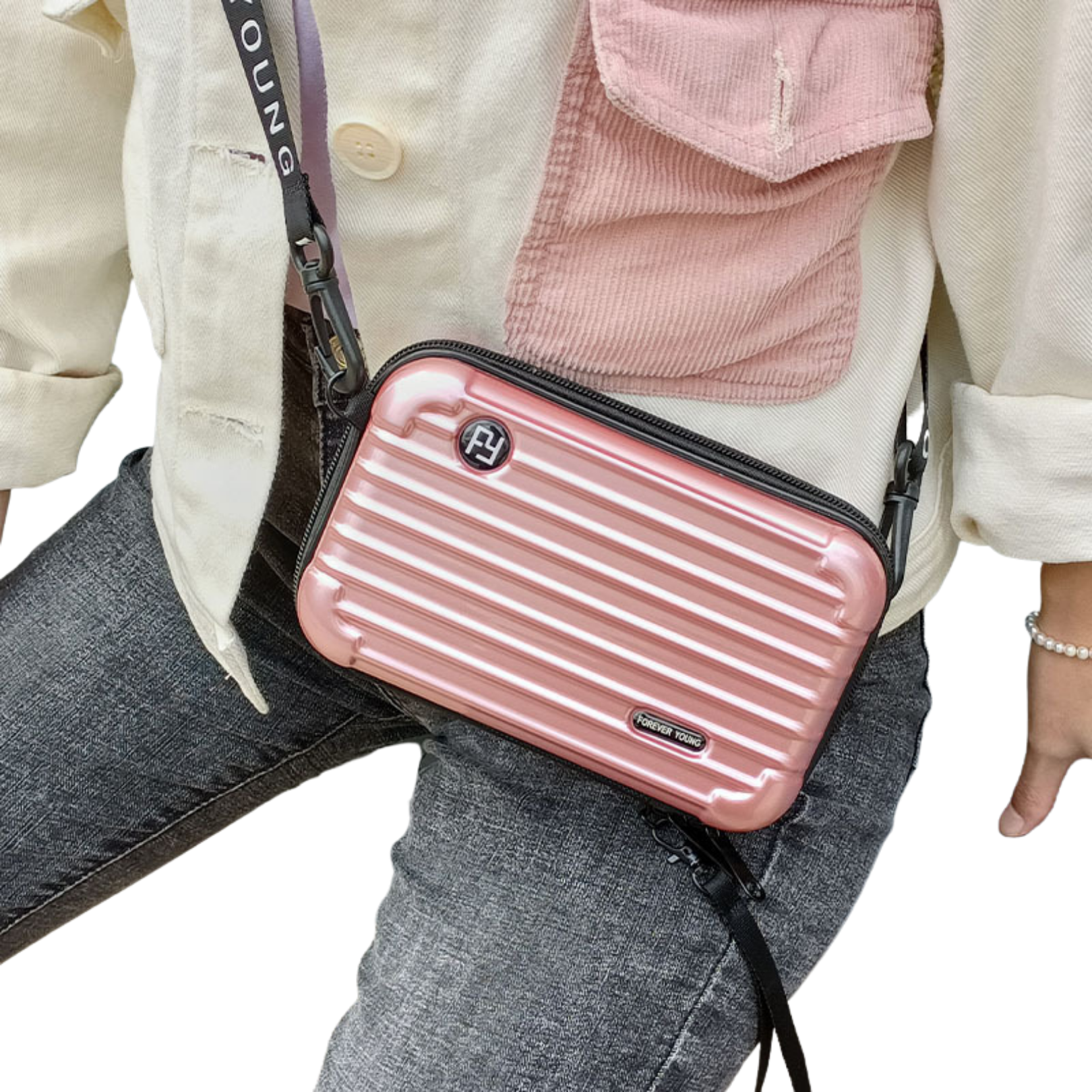 Hard Shell Crossbody Bag (Deliver in 4-6 weeks) – One Dollar Only