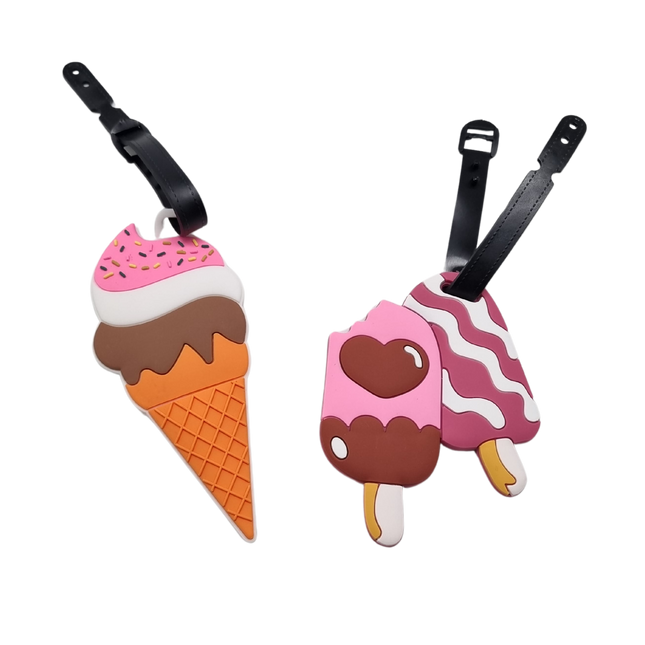 Ice Cream Design Luggage Tag