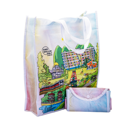 RPET Foldable Tote Bag (Deliver in 4-6 weeks)