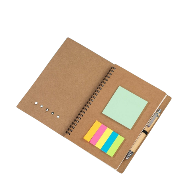 Sticky Notes Coil Notepad w/ Pen (Deliver in 4-6 weeks)