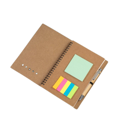 Sticky Notes Coil Notepad w/ Pen (Deliver in 4-6 weeks)