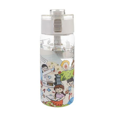Plastic Water Bottle with Strainer (Deliver in 4-6 weeks)
