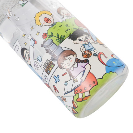 Plastic Water Bottle with Strainer (Deliver in 4-6 weeks)