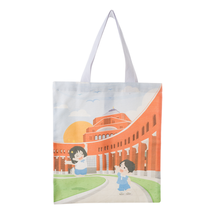 Folding Canvas Bag with Ribbon (Deliver in 4-6 weeks)