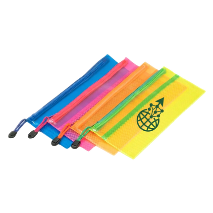 Neon Netting PVC Pencil Case