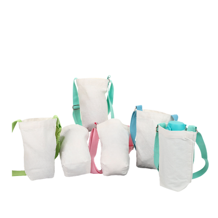 Canvas Water Bottle Sling Bag