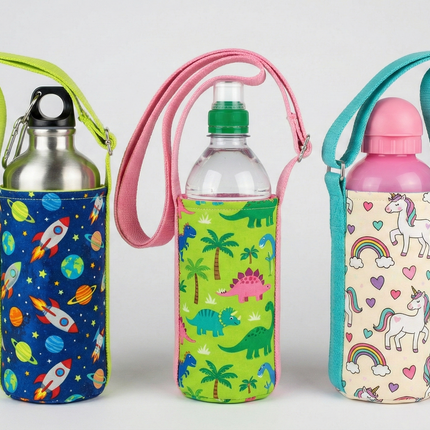 Canvas Water Bottle Sling Bag