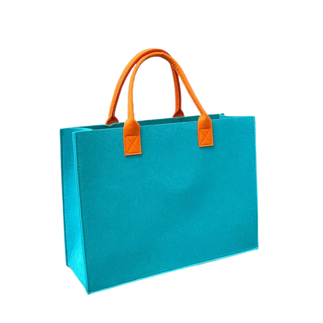 Colorful Felt Tote Bag (Deliver in 4-6 weeks)