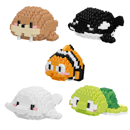 Sea Animal Building Nano Block