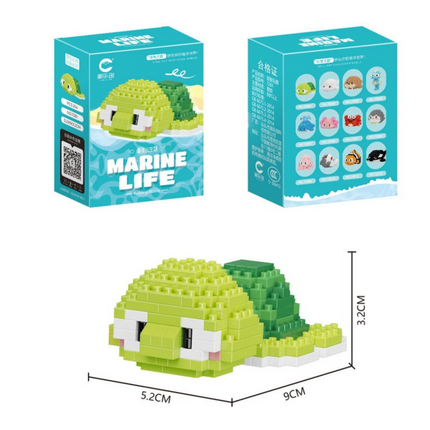 Sea Animal Building Nano Block