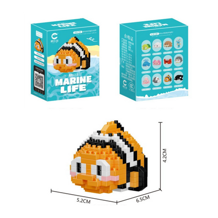 Sea Animal Building Nano Block