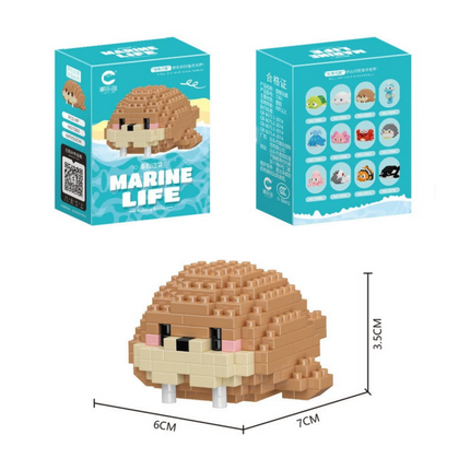 Sea Animal Building Nano Block