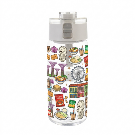 Plastic Water Bottle with Strainer
