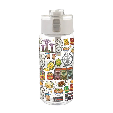Plastic Water Bottle with Strainer