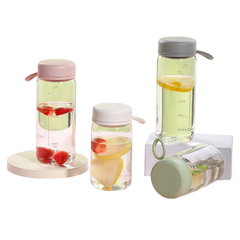 Tritan Plastic Water Bottle w/ Tea Filter (Deliver In 4-6 weeks)