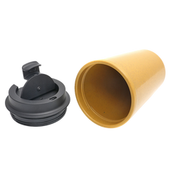 Double Wall Wheat Fibre Coffee Cup (Deliver In 4-6 weeks)