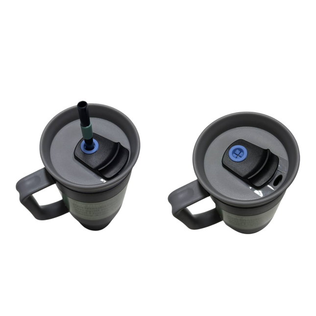1.2L Stainless Steel Vacuum Insulated Tumbler with Straw