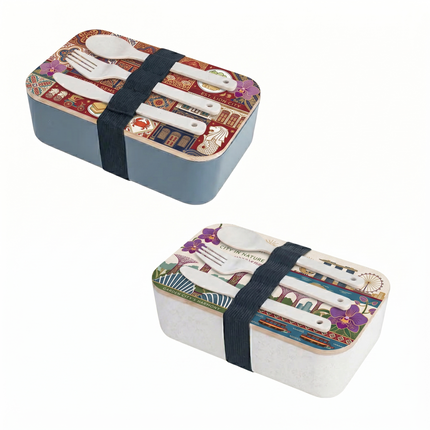 Bamboo Lid Lunch Box Set (Deliver in 4-6 weeks)