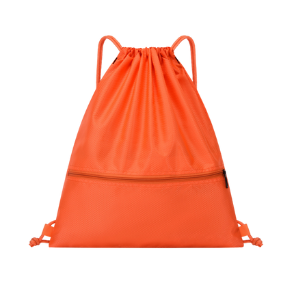 Sports Drawstring Bag w/ Zipper (Deliver in 4-6 weeks)