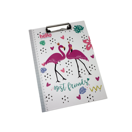 Flamingo Pattern Clipboard