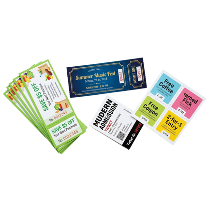 Coupons / Tickets (Perf / Numbered)