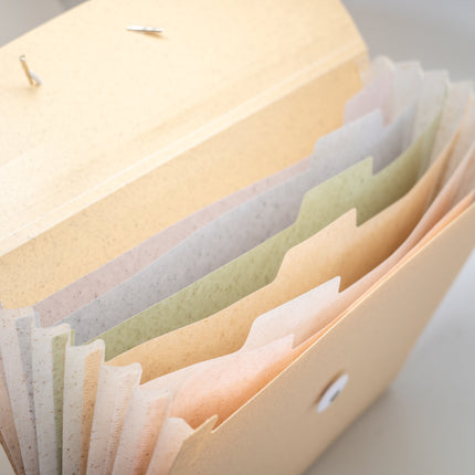 Wheat Fibre Accordion Folder