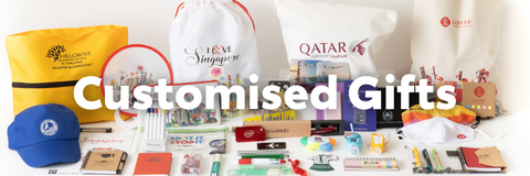 corporate gifts singapore flatlay