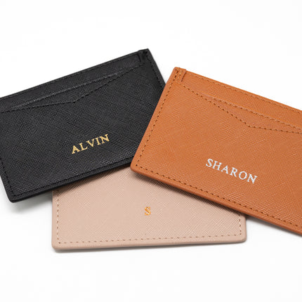 Saffiano Cardholder (Name Printing)
