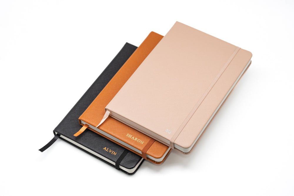 Saffiano Notebook Premium (Name Printing) – One Dollar Only