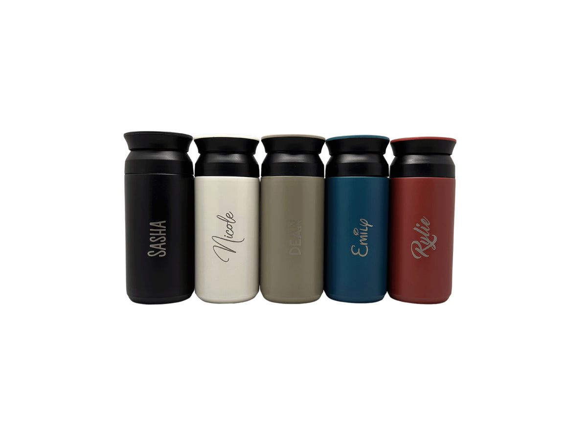 Personalised Thermal Insulated Bottle and Tumbler 220ml - 600ml | Name Printing