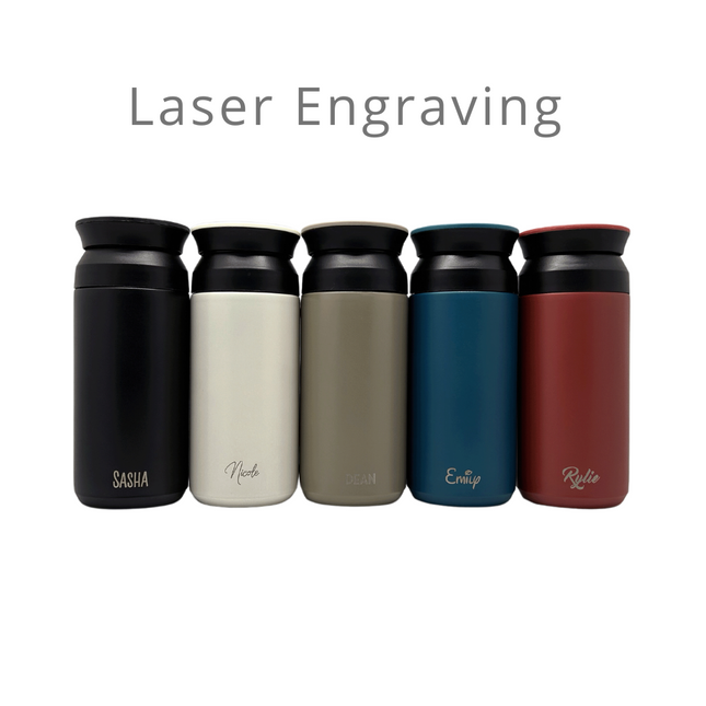 Small Travel Stainless Steel Vacuum Bottle (Name Printing)