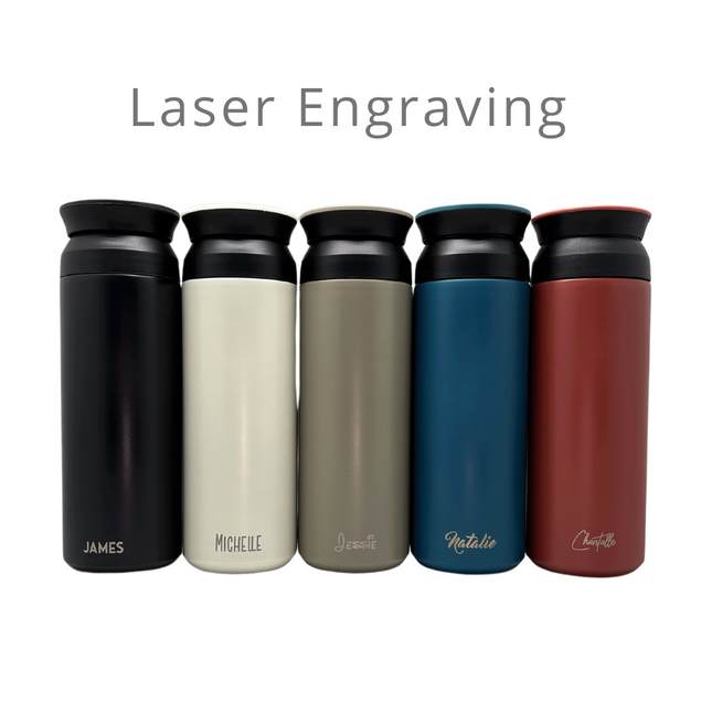 Travel Stainless Steel Vacuum Bottle (Name Printing)