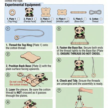 DIY Panda Friction Science Kit