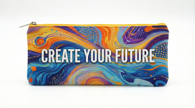 Premium Canvas Fabric Pencil Case