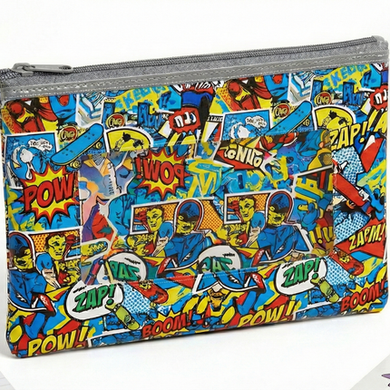 Premium Ultra Thick Transparent Zipper Case A5