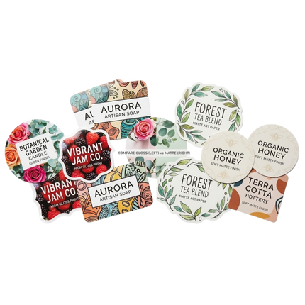 Gloss / Matte Art Labels