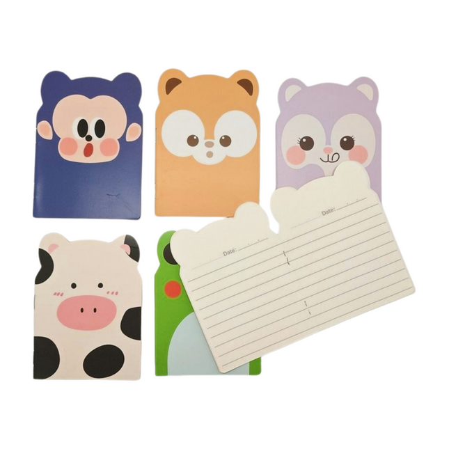 Cute Cartoon Animal Design Mini Pocket Notepad