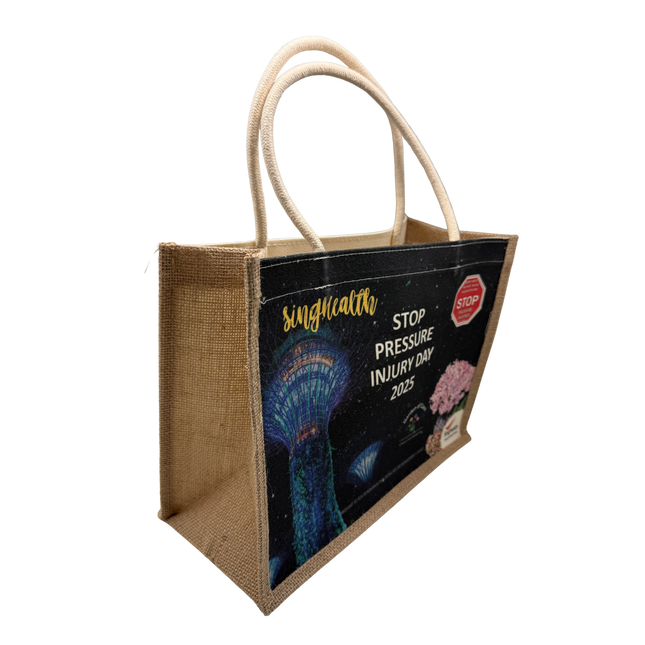 Customised Jute Tote Bag