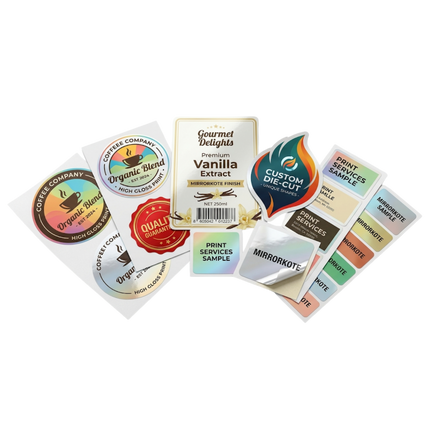 Mirrorkote Labels