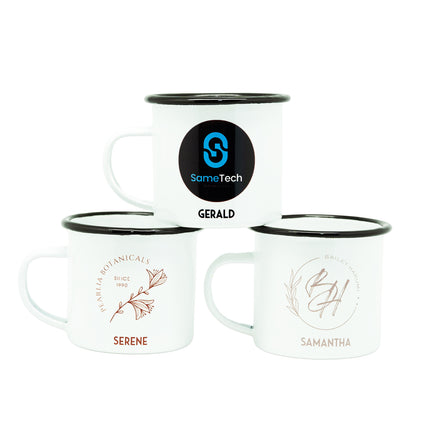 Metal Enamel Mug - 280ml (Name Printing)