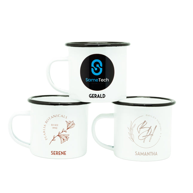 Metal Enamel Mug - 280ml (Name Printing)